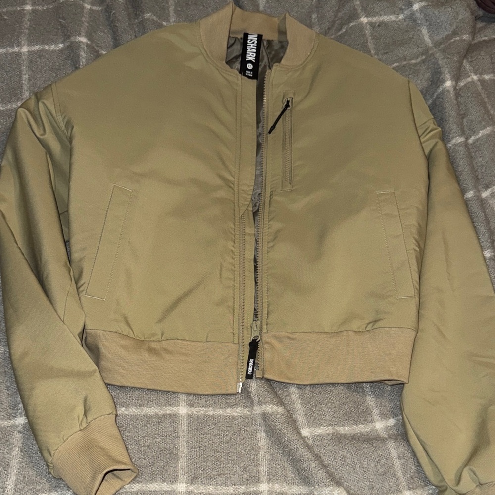 Khaki Bomber Jacket
